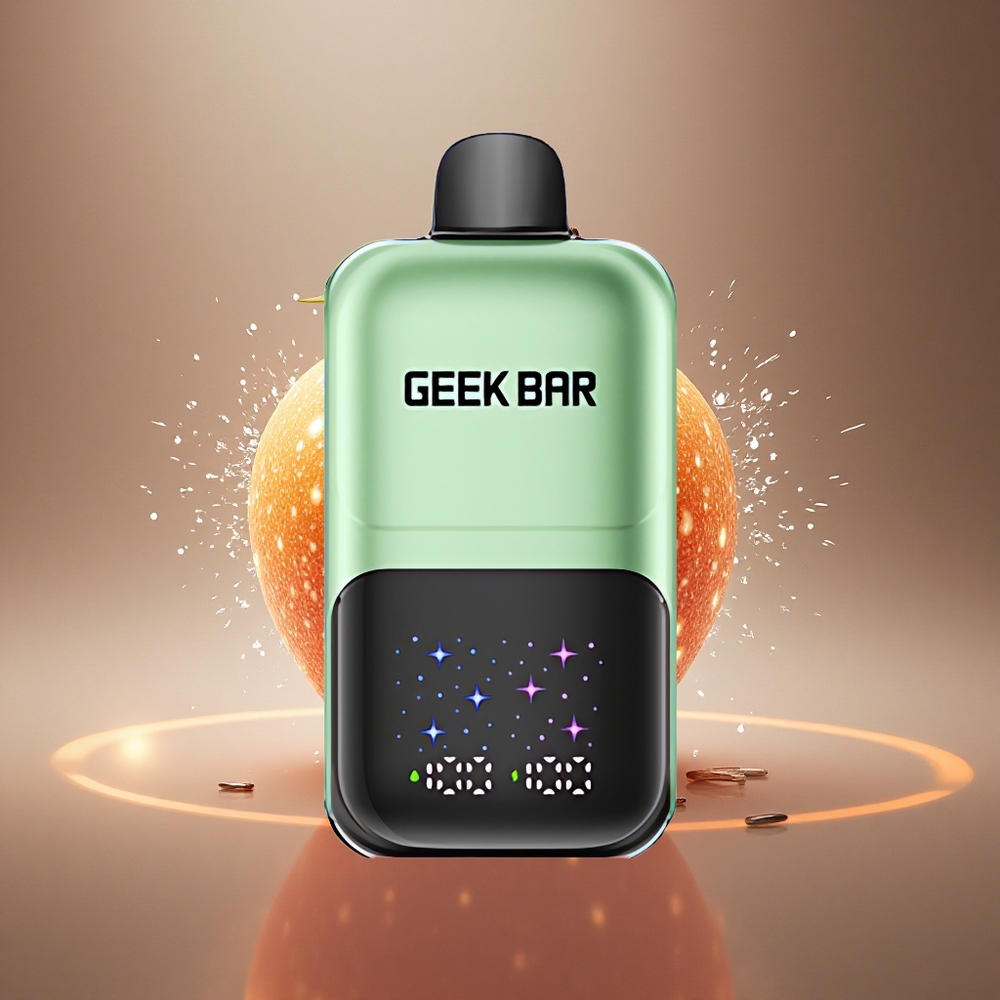 GEEK BAR 2GO 20ml 50000 Puffs Dvigubas Obuolys A&B su Dideliu Ekranu ir Keičiamu Skoniu/Saltumu