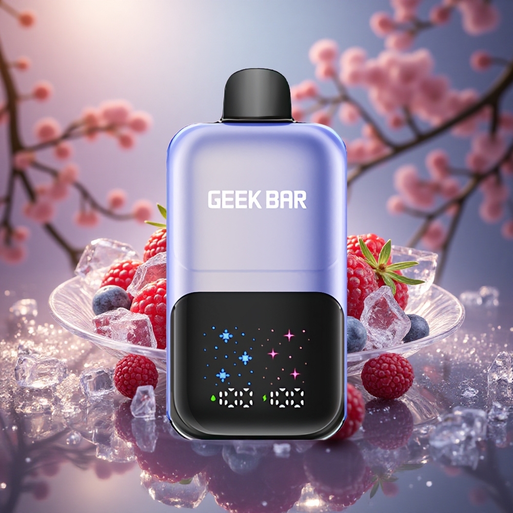 GEEK BAR 2GO 20ml 50000 Puffs Uogų Sūrelis su Interaktyviu Dideliu Ekranu ir 5% Nikotino Druska