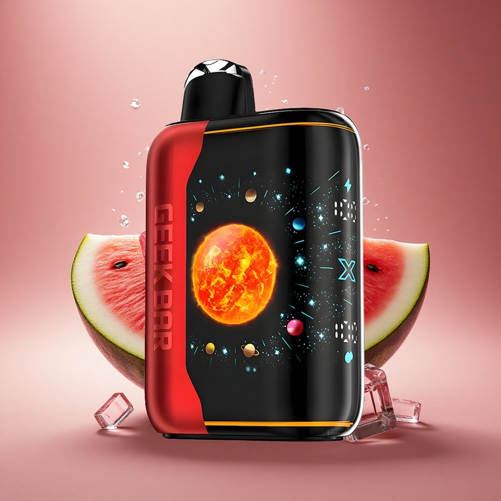 GEEK BAR Platinum Edition 25000 Puffs Arbūzinis Ledas su 20mL ir 2% Nikotino