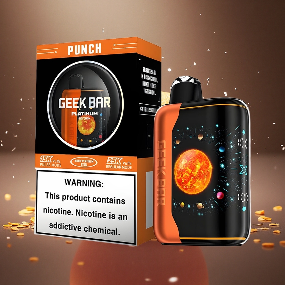 GEEK BAR Platinum Edition 25000 Puffs Kumštas 20ml Dvigubas Tinklas