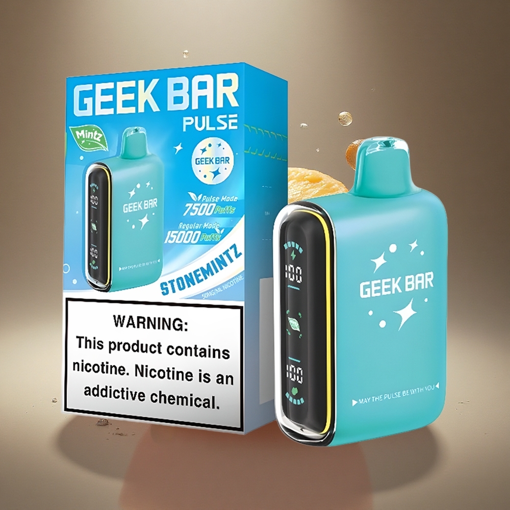 GEEK BAR Pulse 15000 Puffs Mėtos Leidimas su 16ML ir 5% Nikotino