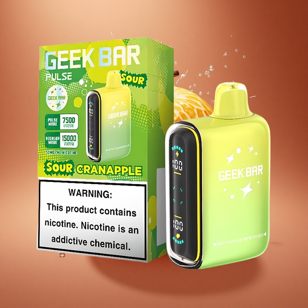 GEEK BAR Pulse 15000 Puffs Rūgštus Leidimas su 16ML ir 5% Nikotino
