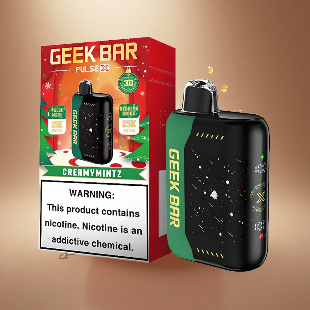 GEEK BAR Pulse X 25000 Puffs Kalėdinė Leidimo Dual Mesh