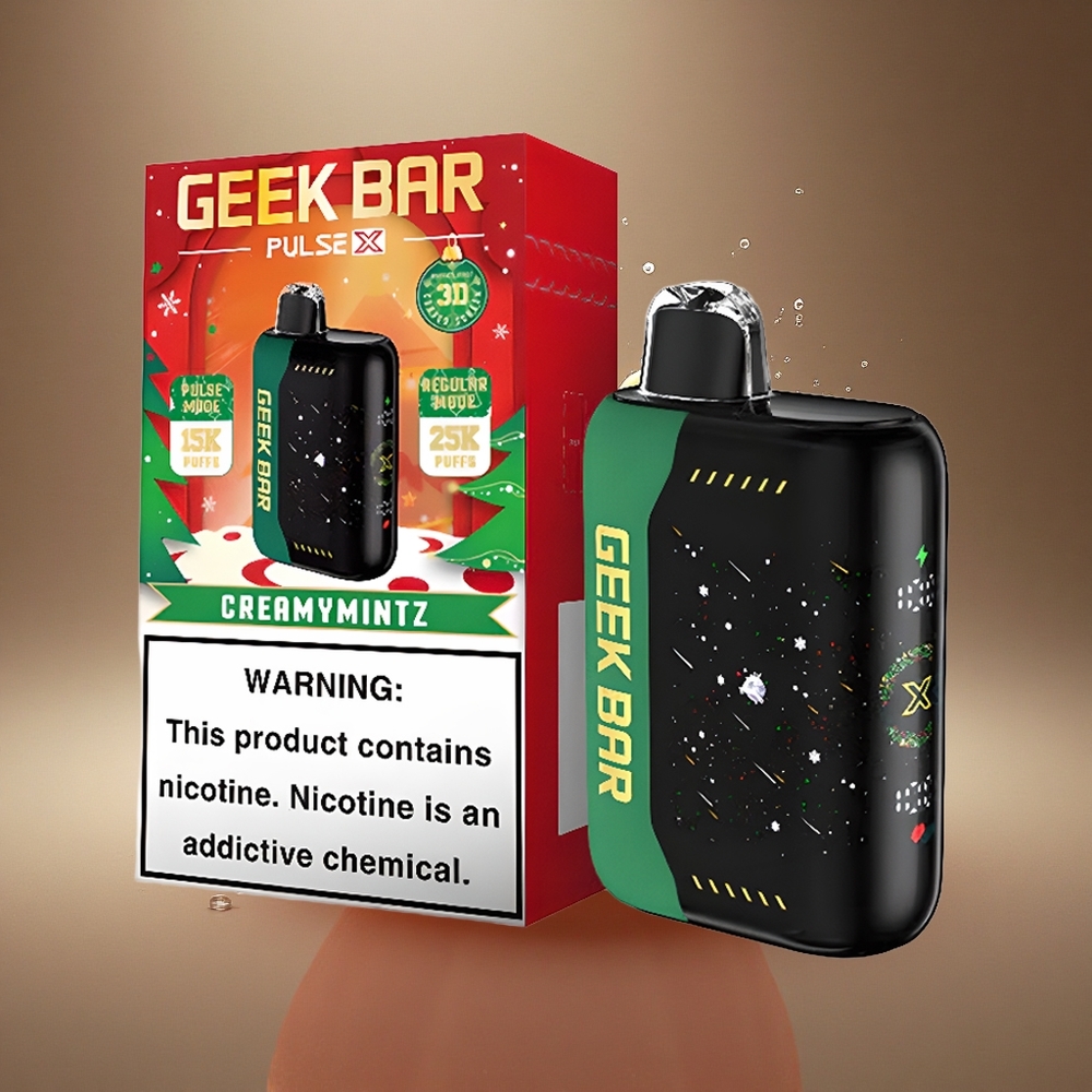 GEEK BAR Pulse X 25000 Puffs Kalėdinė Leidimo Dual Mesh