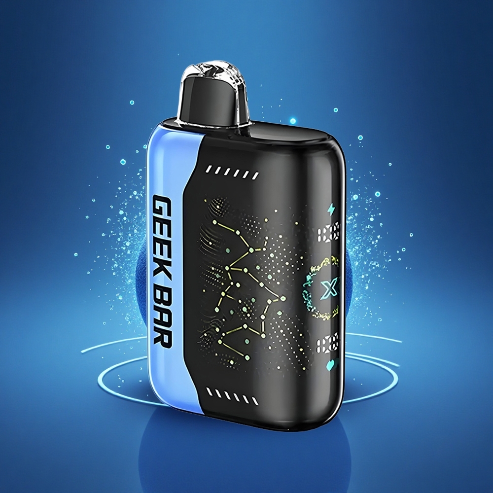 GEEK BAR Pulse X 25000 Puffs Nulinis Nikotinas su 3D Ekranu ir Dviguba Tinklelio Apvija