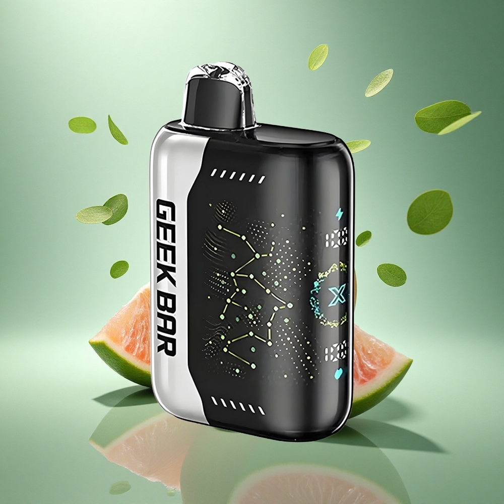 GEEK BAR Pulse X 25000 Puffs Nulinis Nikotinas su 3D Ekranu ir Dviguba Tinklelio Apvija