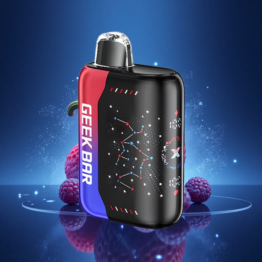 GEEK BAR Pulse X 25000 Puffs Patriotinis Leidimas su 18mL Skysčio ir Dviguba Tinklelio Apvija