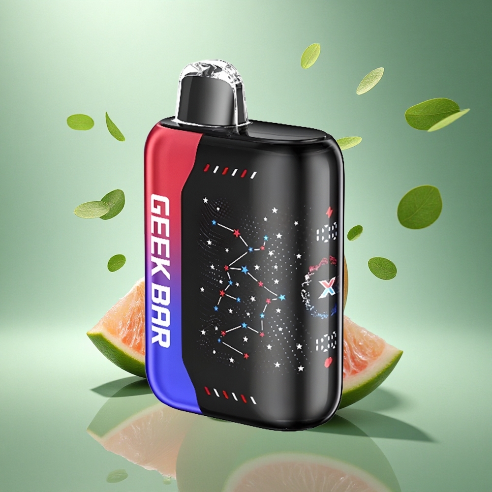 GEEK BAR Pulse X 25000 Puffs Patriotinis Leidimas su 18mL Skysčio ir Dviguba Tinklelio Apvija