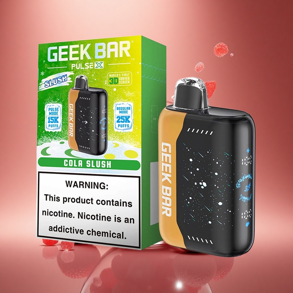 GEEK BAR Pulse X 25000 Puffs Slush Leidimas su 18mL ir Dviguba Tinklelinė Apvija