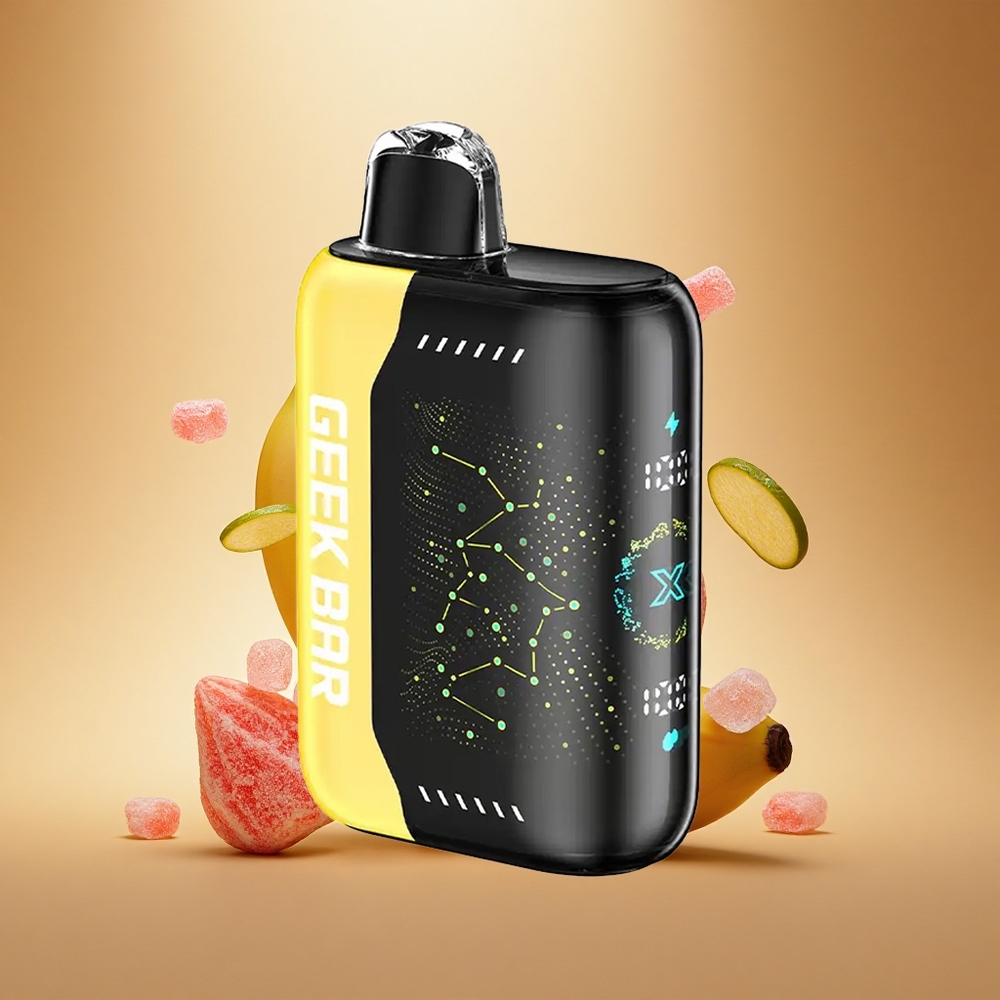 GEEK BAR Pulse X 25000 Puffs Standartinė Versija su 18mL Skysčio ir 3D Ekranu