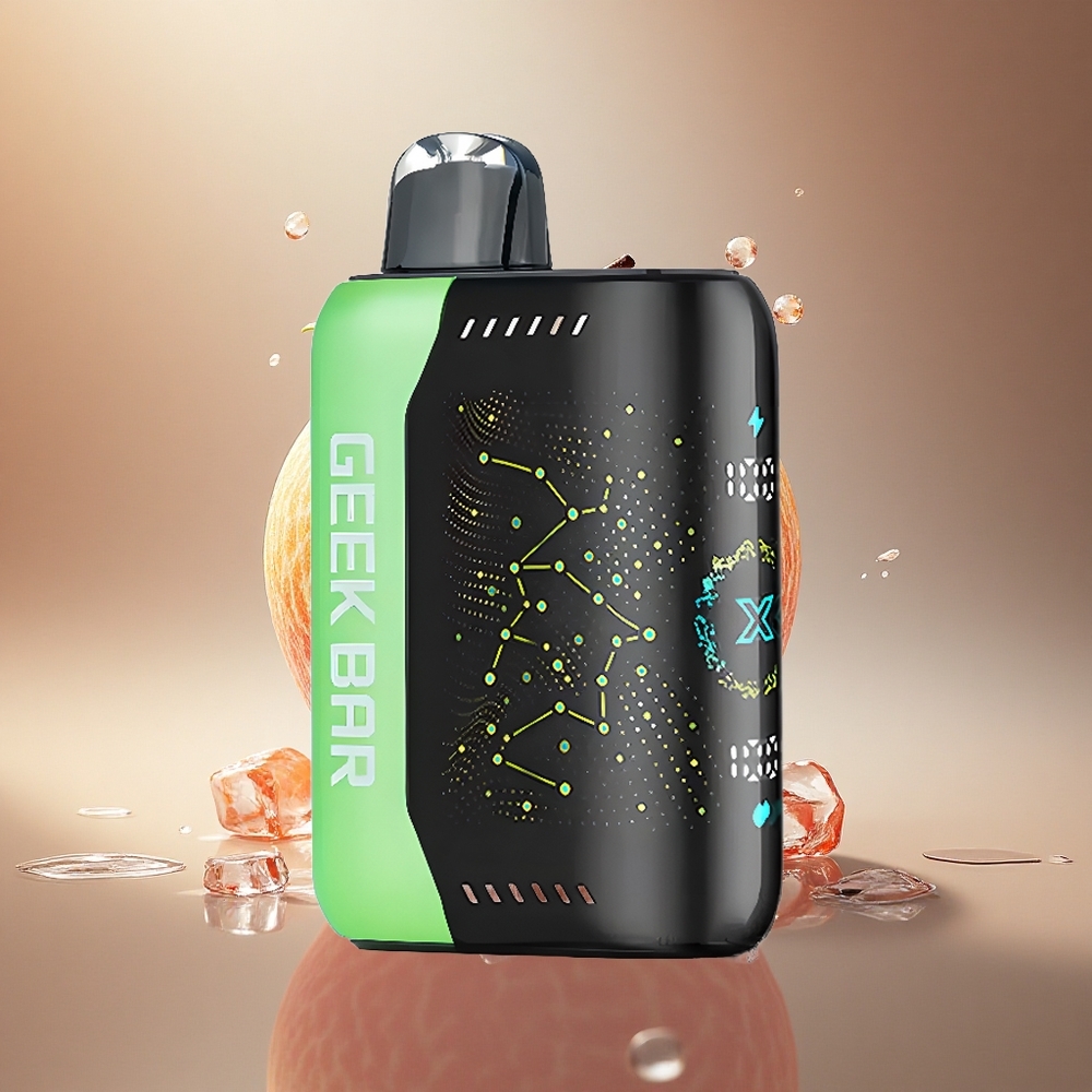 GEEK BAR Pulse X 25000 Puffs Standartinė Versija su 18mL Skysčio ir 3D Ekranu