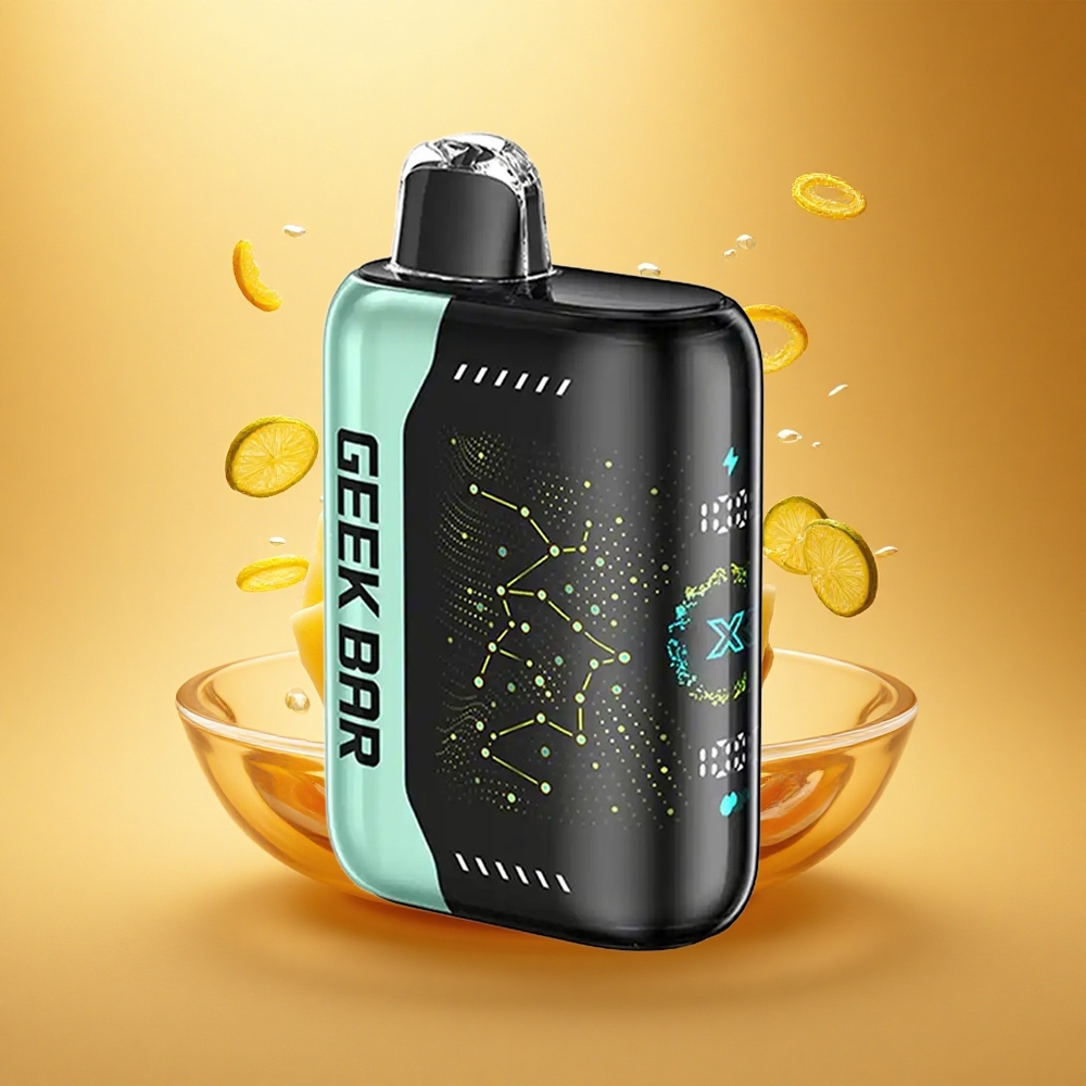 GEEK BAR Pulse X 25000 Puffs Standartinė Versija su 18mL Skysčio ir 3D Ekranu