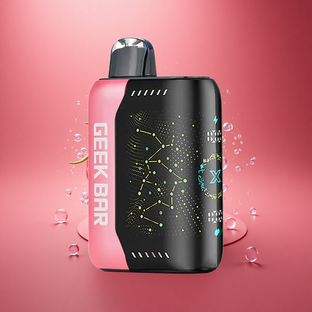 GEEK BAR Pulse X 25000 Puffs Standartinė Versija su 18mL Skysčio ir 3D Ekranu