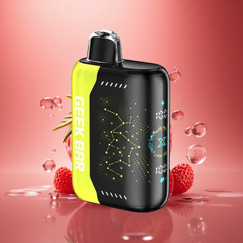 GEEK BAR Pulse X 25000 Puffs Standartinė Versija su 18mL Skysčio ir 3D Ekranu