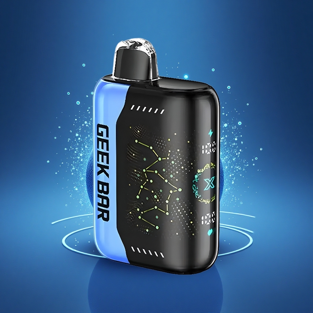 GEEK BAR Pulse X 25000 Puffs Standartinė Versija su 18mL Skysčio ir 3D Ekranu
