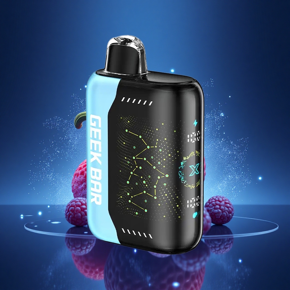 GEEK BAR Pulse X 25000 Puffs Standartinė Versija su 18mL Skysčio ir 3D Ekranu