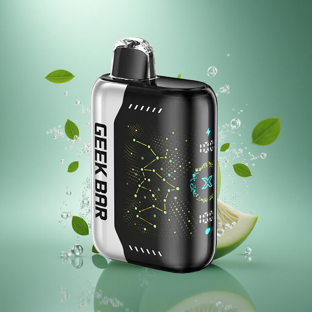 GEEK BAR Pulse X 25000 Puffs Standartinė Versija su 18mL Skysčio ir 3D Ekranu