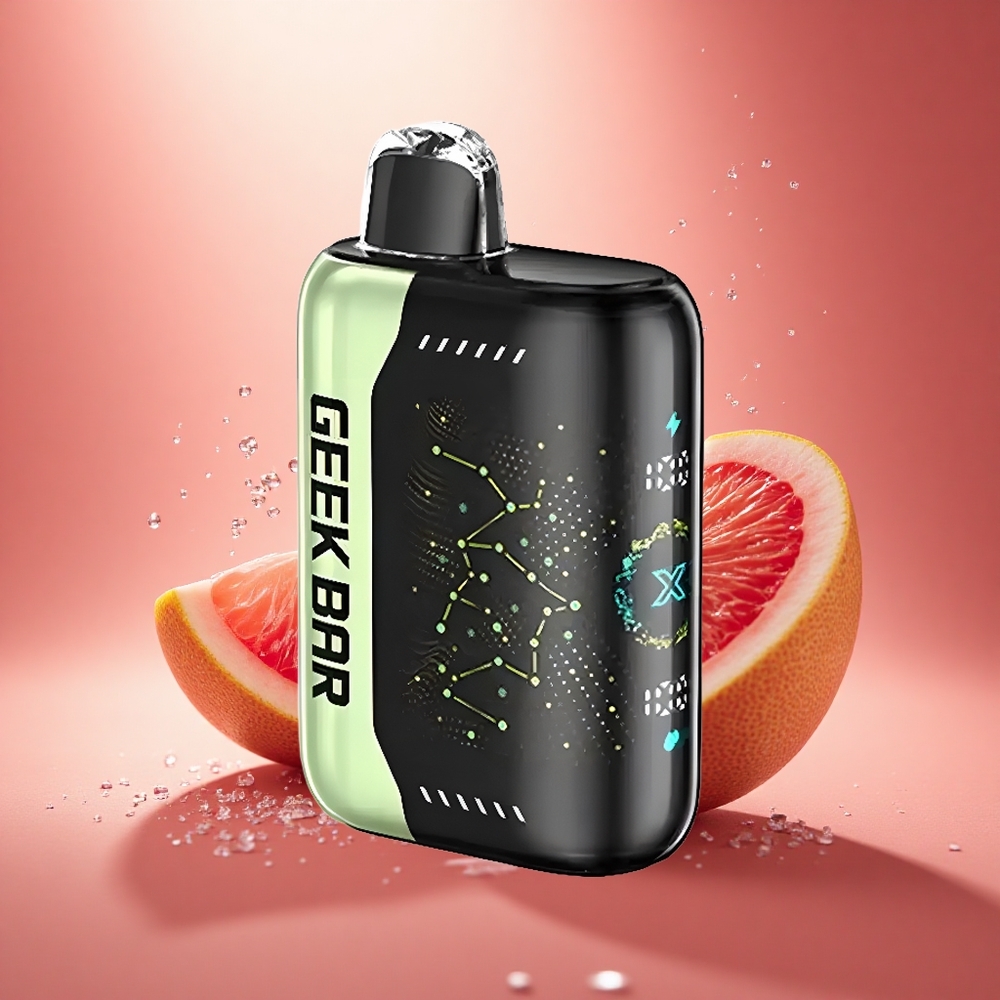 GEEK BAR Pulse X 25000 Puffs Standartinė Versija su 18mL Skysčio ir 3D Ekranu