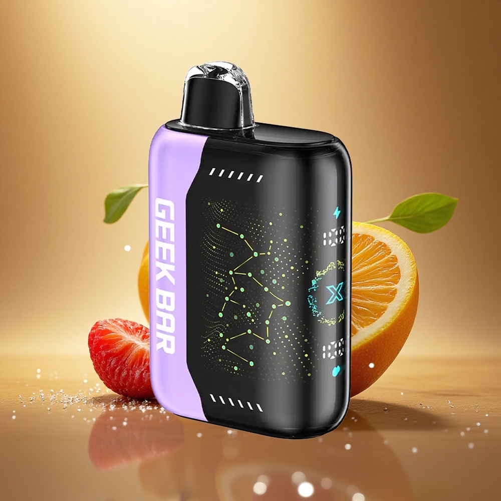 GEEK BAR Pulse X 25000 Puffs Standartinė Versija su 18mL Skysčio ir 3D Ekranu