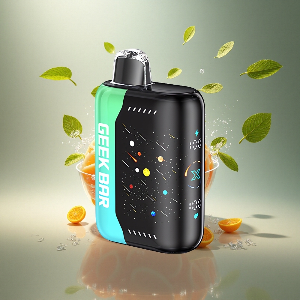 GEEK BAR Pulse X 42K Puffs Meteor Edition Atl Mėta 42K Dvigubas Tinklas 820mAh Greitai Įkraunamas