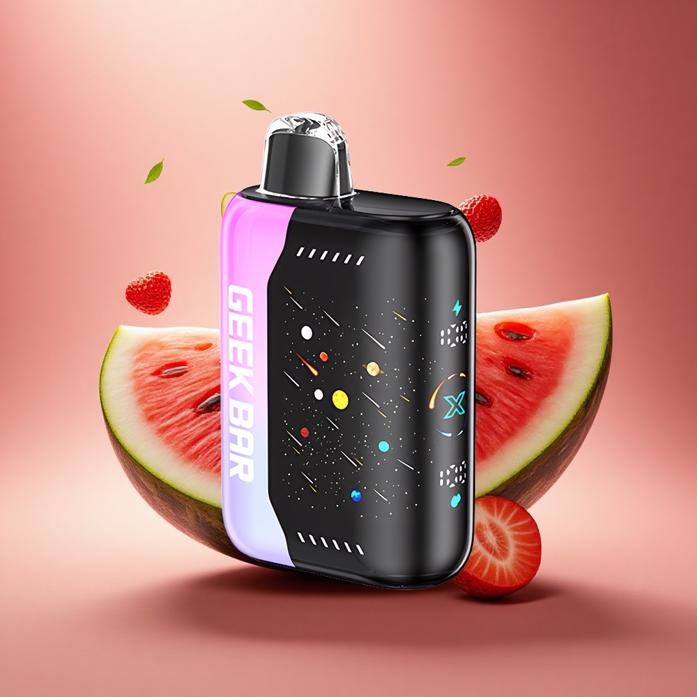 GEEK BAR Pulse X 42K Puffs Meteor Edition Braškių Arbūzas 820mAh Dvigubas Tinklelis