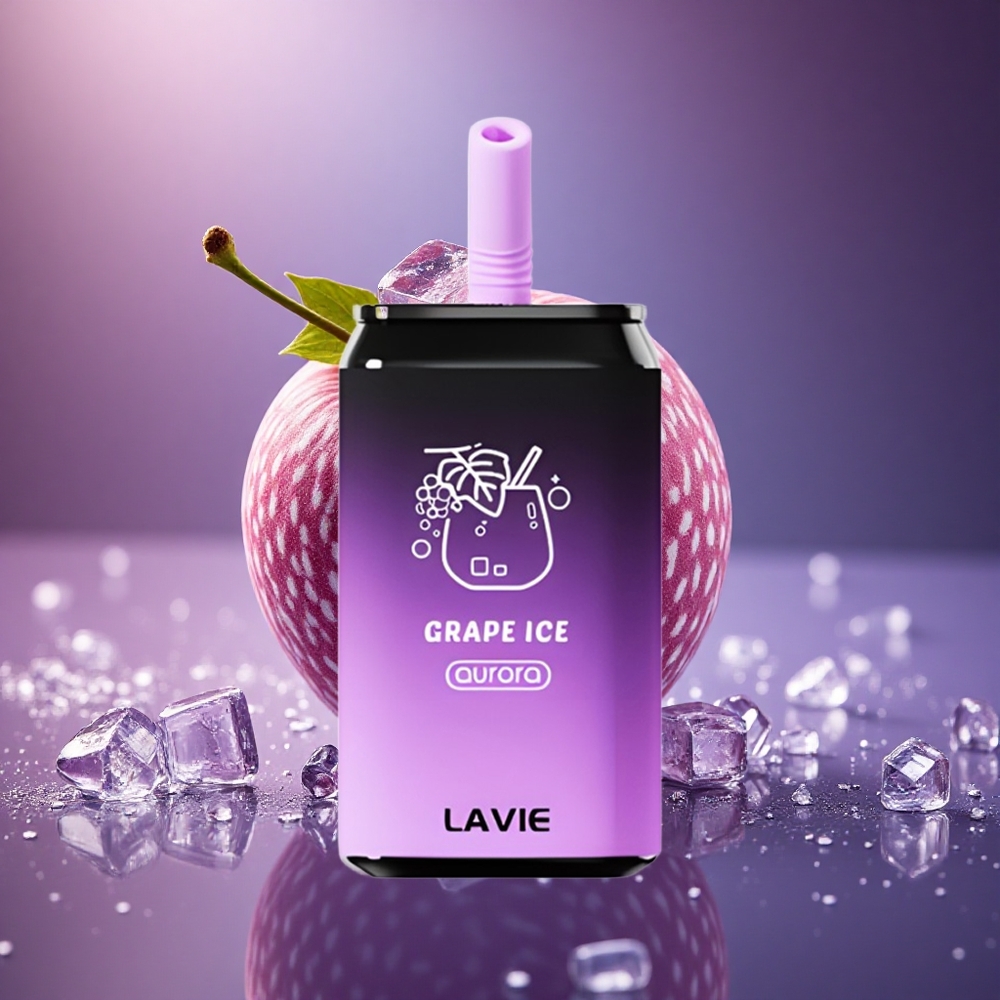 Lavie Aurora 11000 Puffs Vynuogių Ledas 650mAh Tipo C