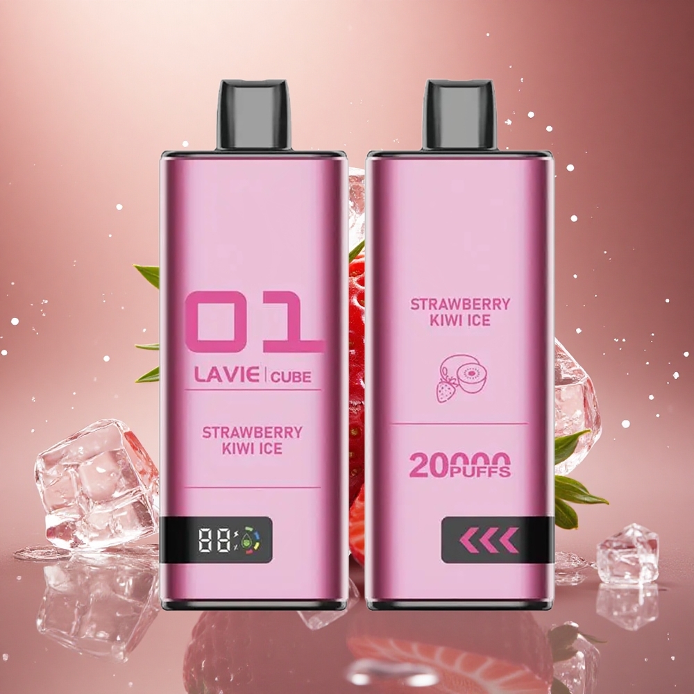 Lavie Cube 20000 Puffs Braškių Kiwi Ledas 28ML 5%