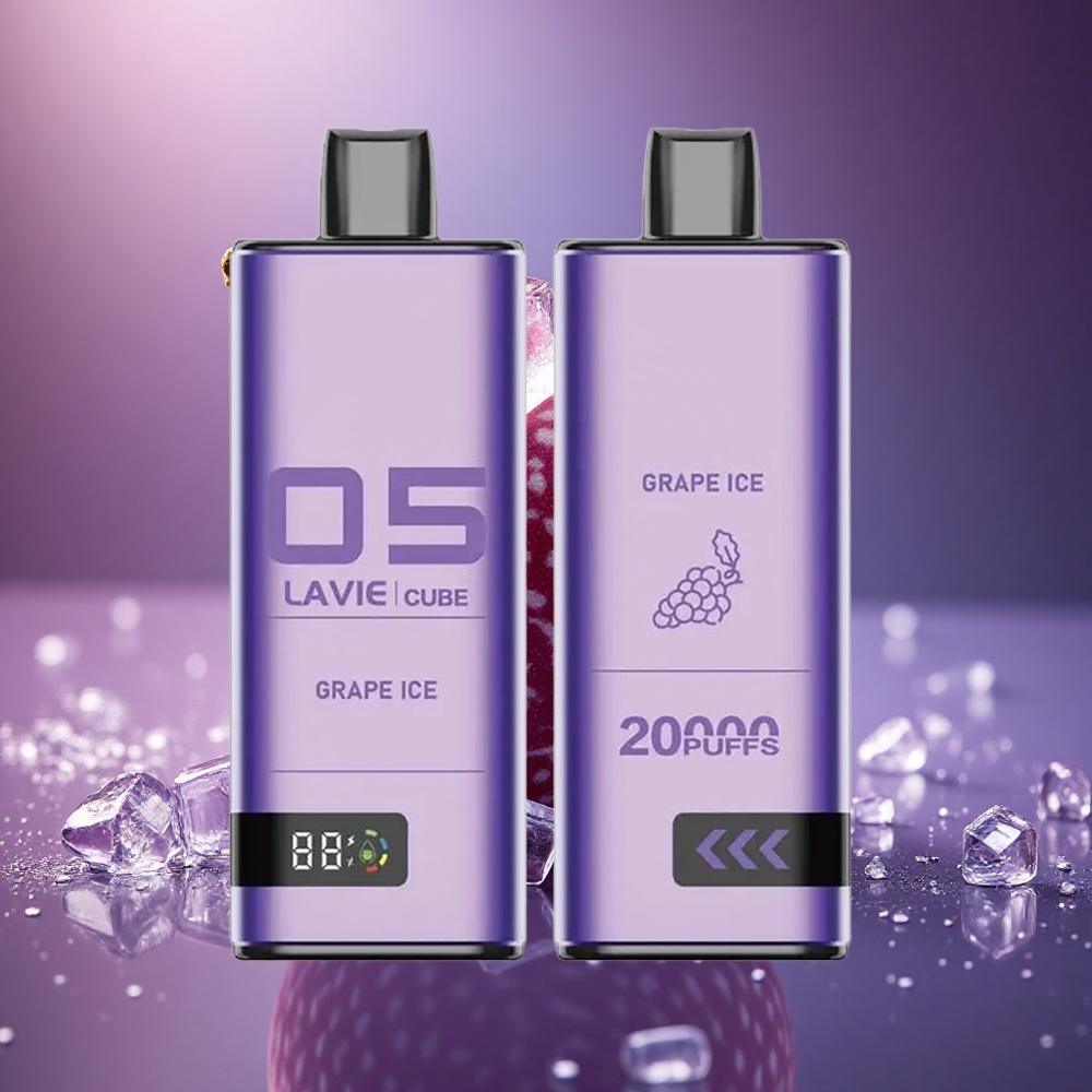 Lavie Cube 20000 Puffs Vynuogių Ledas 28ml 5% Type C