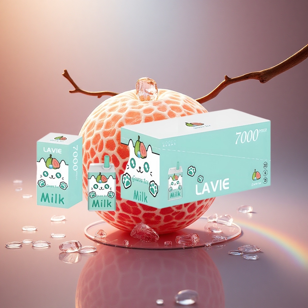 Lavie Milk 7000 Puffs Guavų Ledas 16ML 600mAh