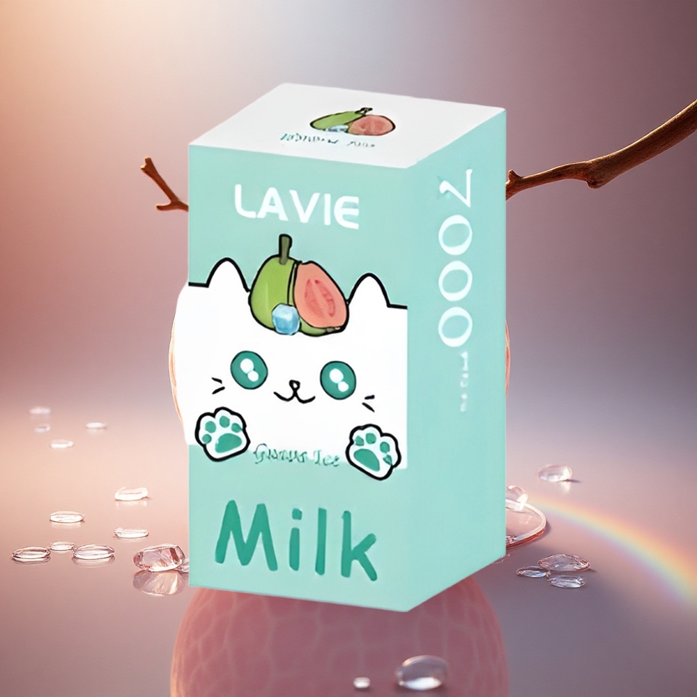 Lavie Milk 7000 Puffs Guavų Ledas 16ML 600mAh