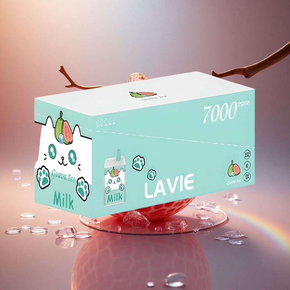Lavie Milk 7000 Puffs Guavų Ledas 16ML 600mAh