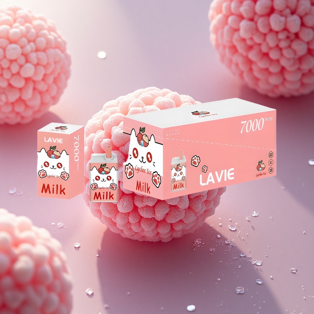 Lavie Milk 7000 Puffs Lykčių Ledas 16ML 600mAh