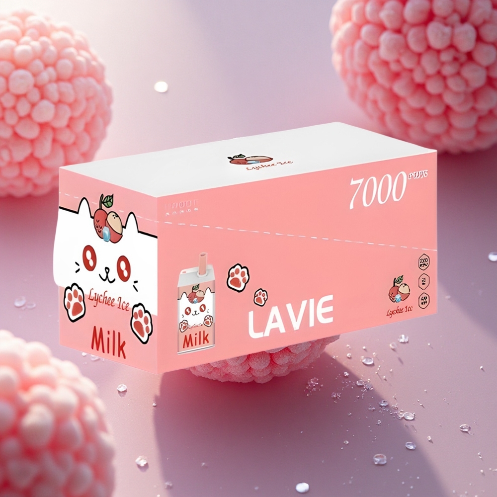 Lavie Milk 7000 Puffs Lykčių Ledas 16ML 600mAh