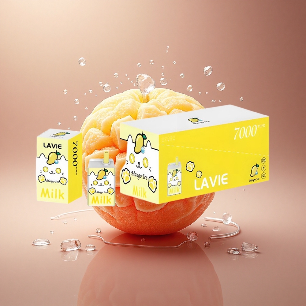 Lavie Milk 7000 Puffs Mango Ledas su 16ML ir Type C