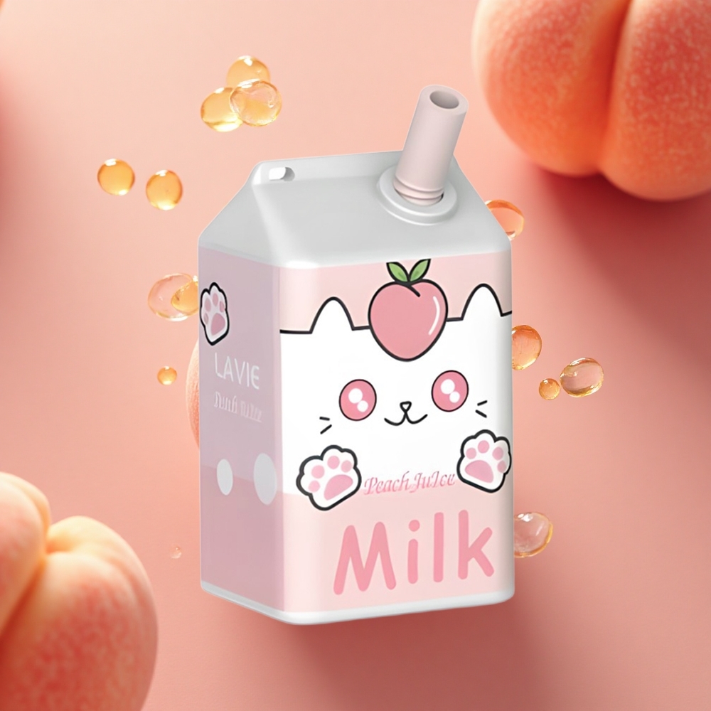 Lavie Milk 7000 Puffs Persikų Sultys 16ML 600mAh