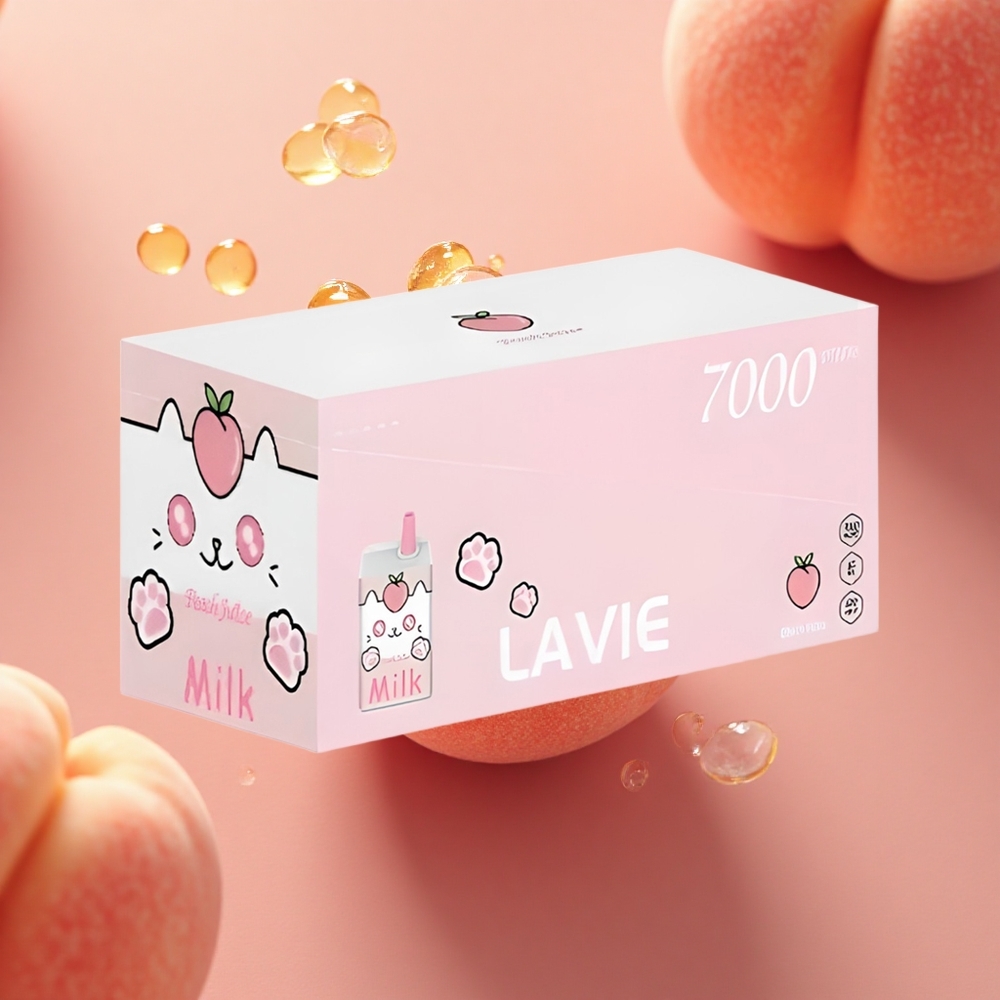 Lavie Milk 7000 Puffs Persikų Sultys 16ML 600mAh
