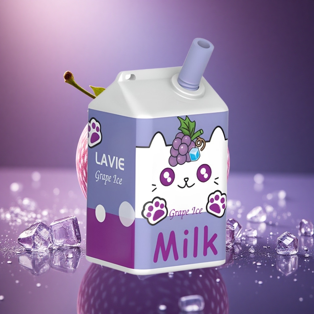 Lavie Milk 7000 Puffs Vynuogių Ledas 16ML 600mAh
