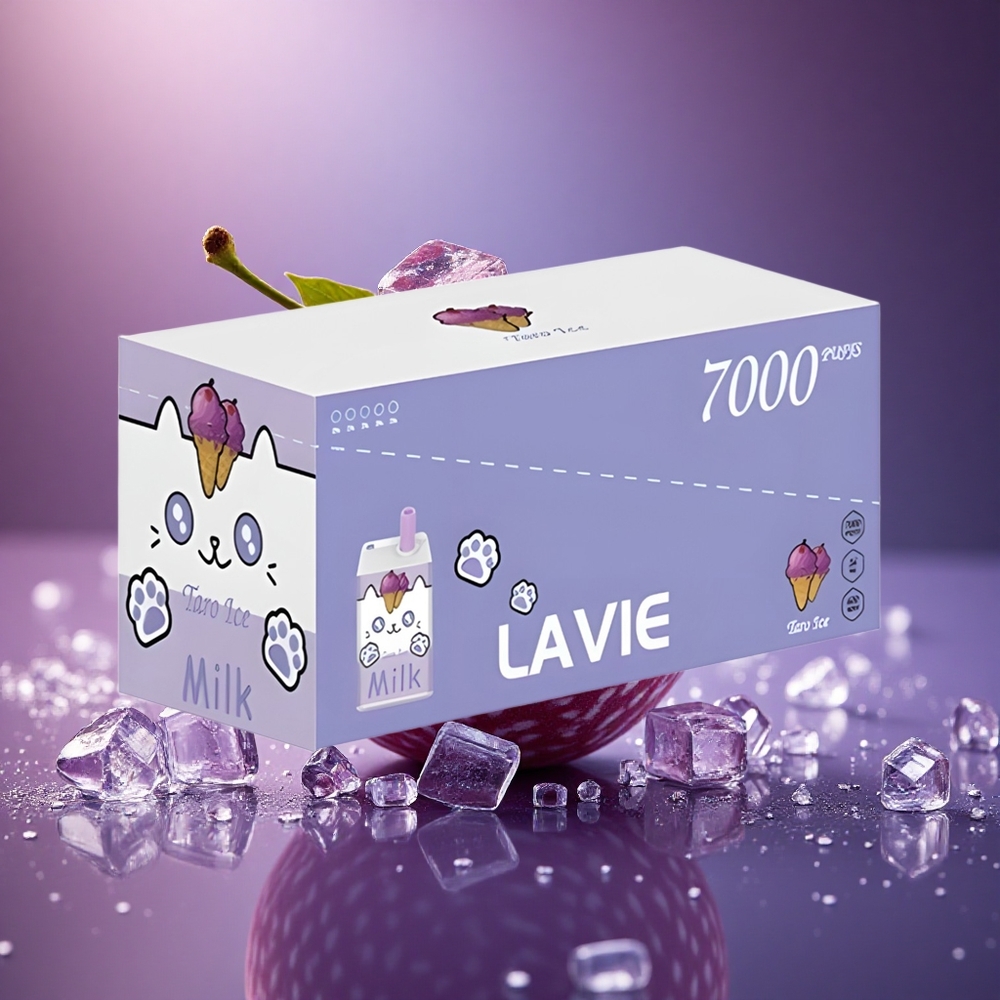 Lavie Milk 7000 Puffs Vynuogių Ledas 16ML 600mAh