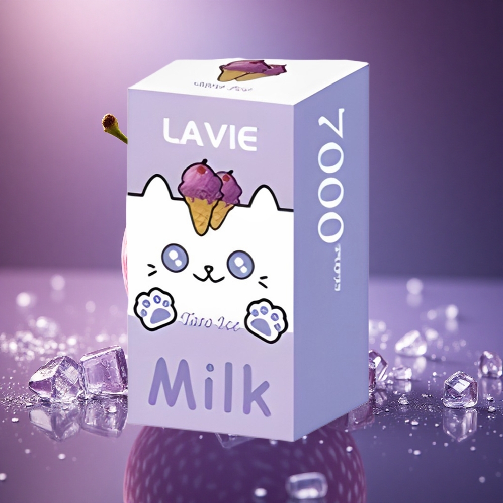 Lavie Milk 7000 Puffs Vynuogių Ledas 16ML 600mAh
