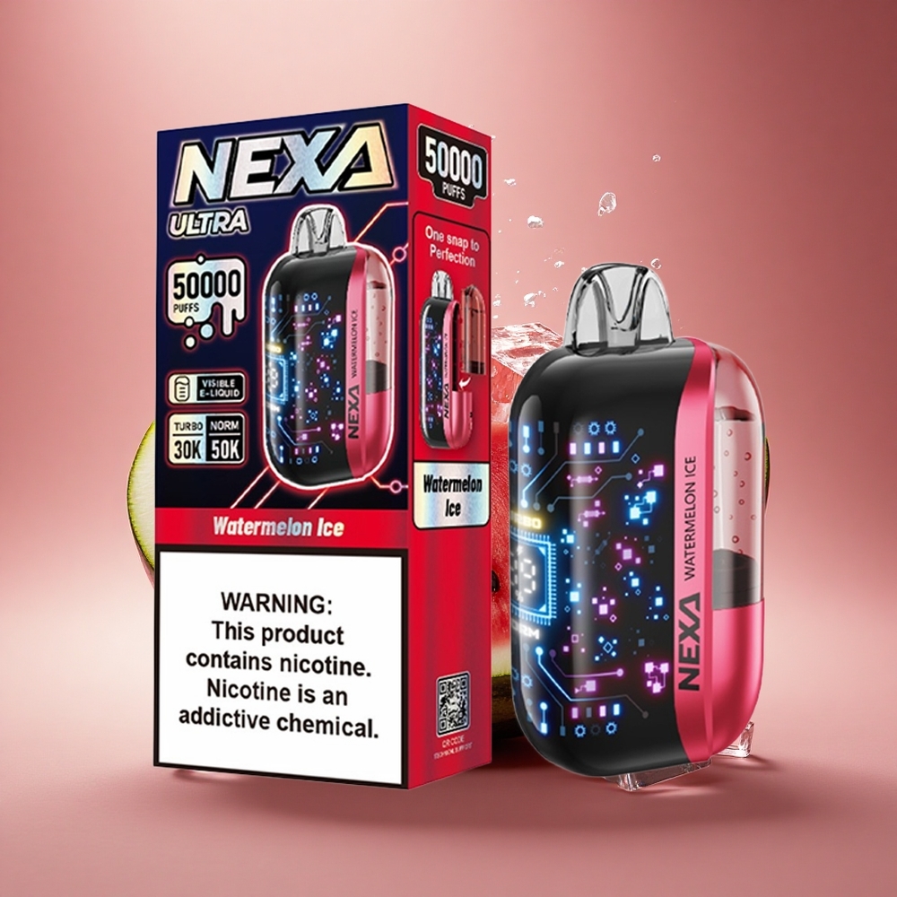 NEXA Ultra 50000 Puffs Arbūzo Ledas 20ml Tipas-C