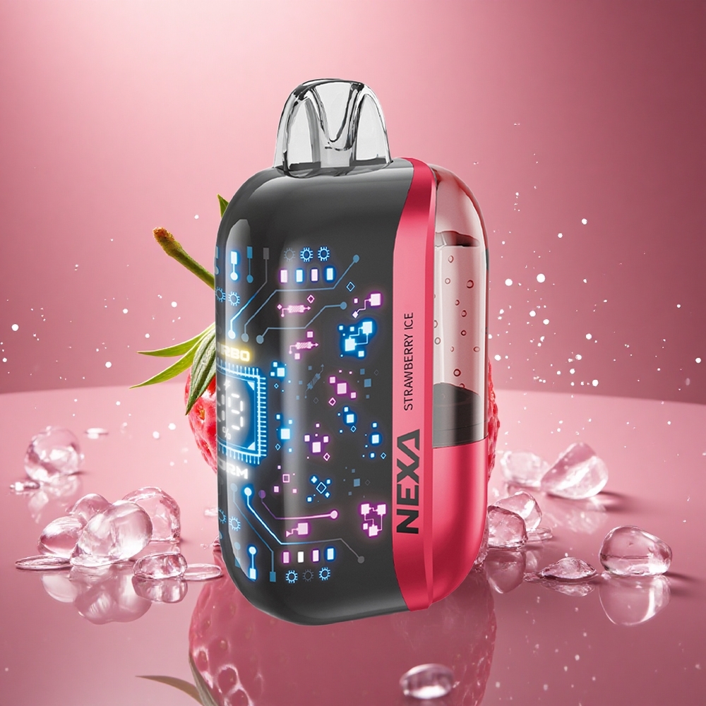NEXA Ultra 50000 Puffs Braškių Ledas 20ml 5% Tipas-C