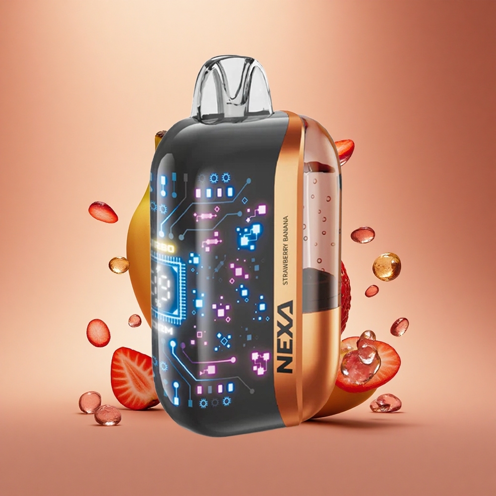 NEXA Ultra 50000 Puffs Braškinis Bananų su 20ml ir 5% Nikotino