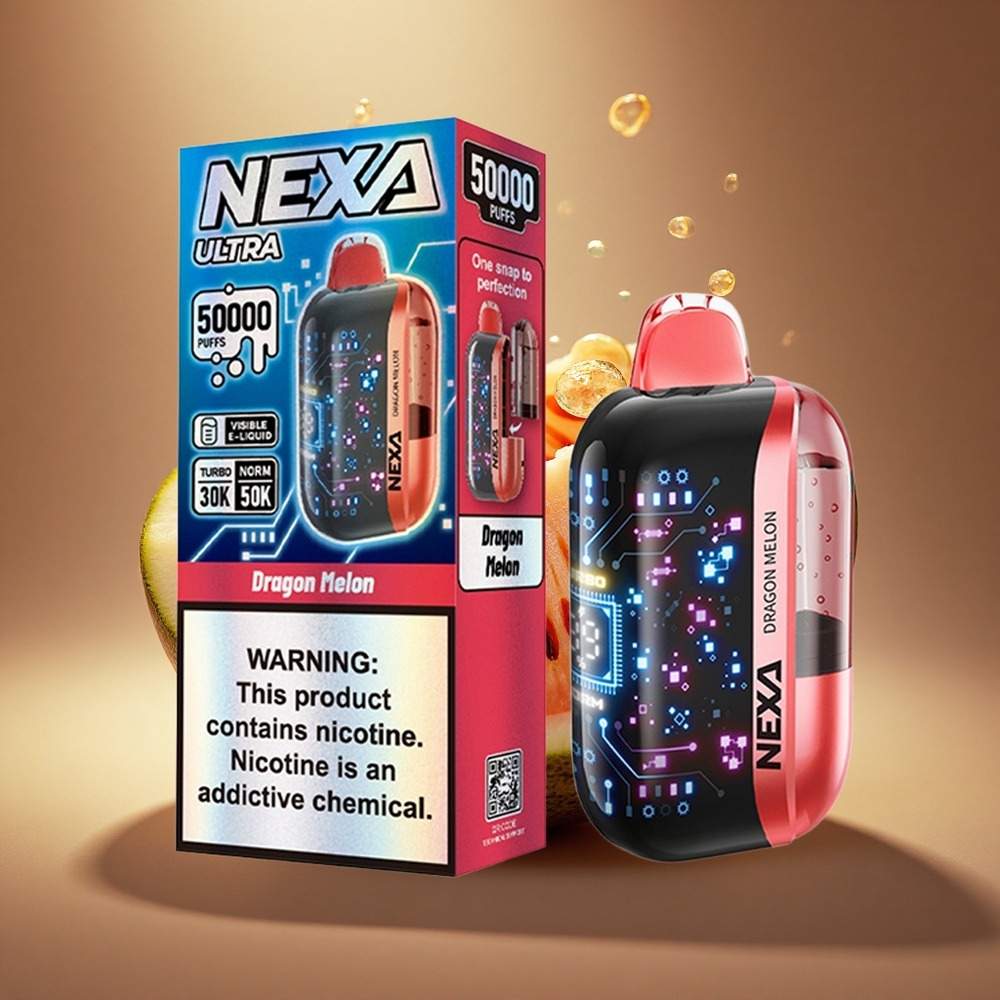 NEXA Ultra 50000 Puffs Drakono Melionas 20ml 5% Tipo-C
