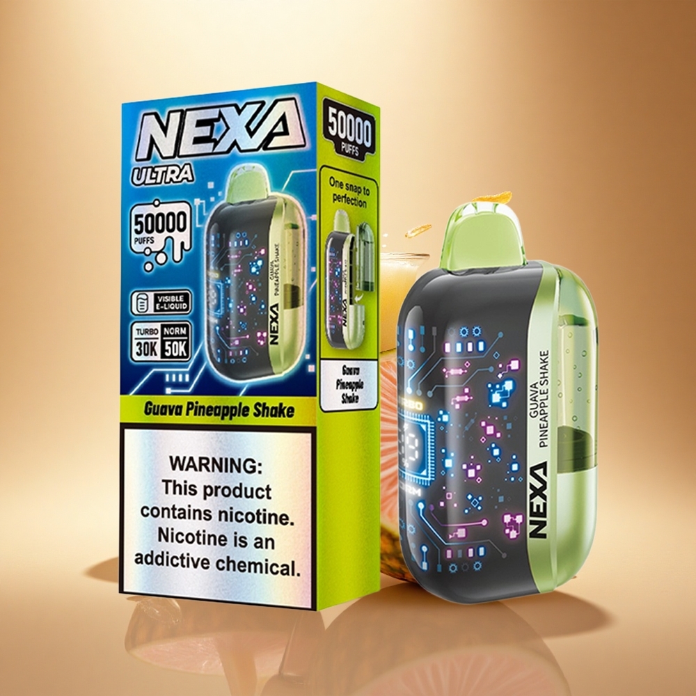 NEXA Ultra 50000 Puffs Gvajavų Ananasų Kokteilis su 20ml Talpos ir 5% Nikotino