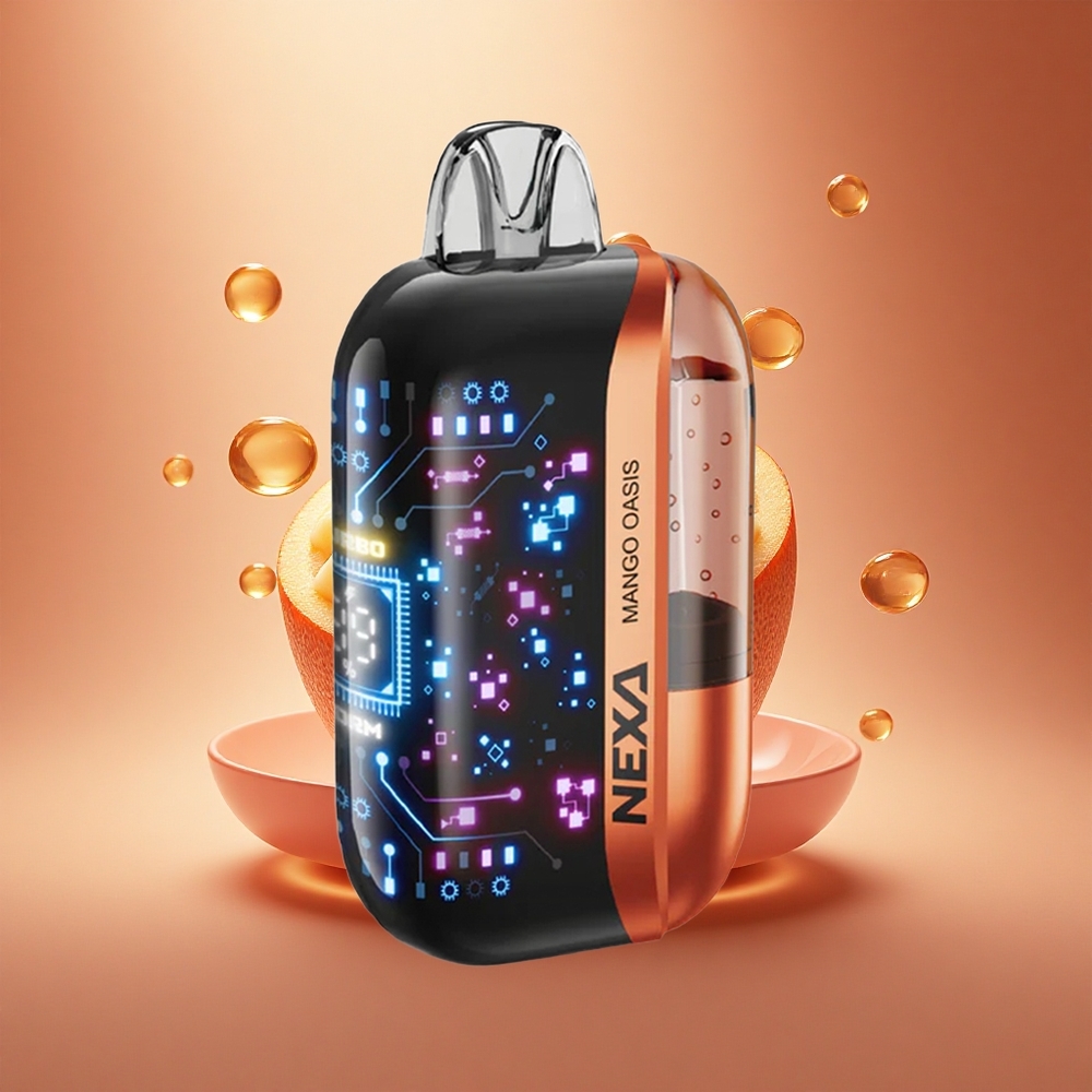 NEXA Ultra 50000 Puffs Mango Oazė su 20ml ir Type-C