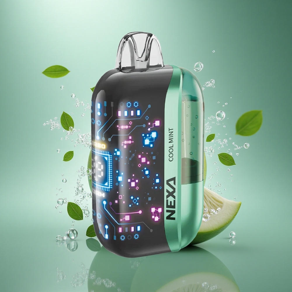 NEXA Ultra 50000 Puffs Šalta Mėta 50K su 20ml ir 0.9ohm