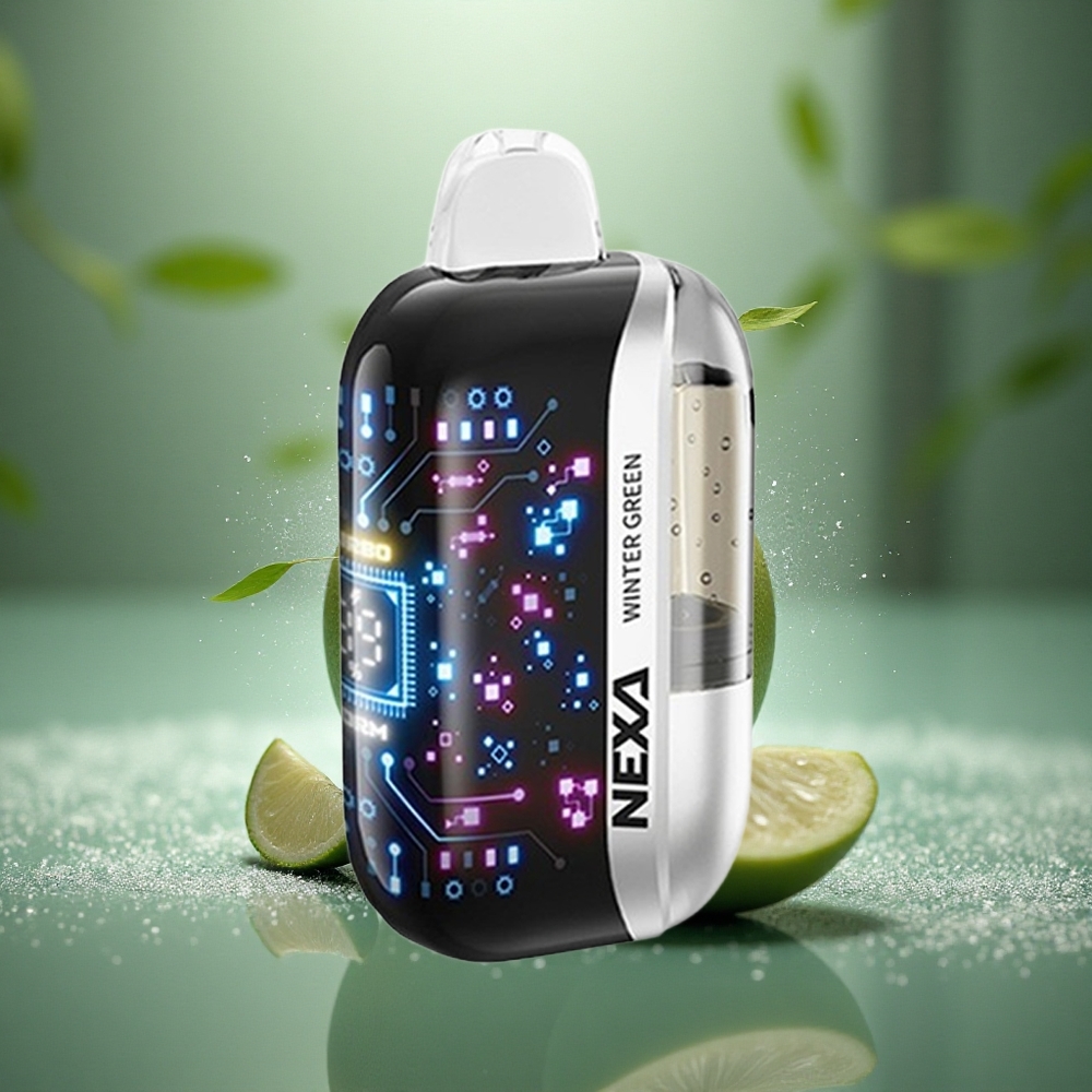 NEXA Ultra 50000 Puffs Žiemos Žaluma 50K Tipo-C Ekranas