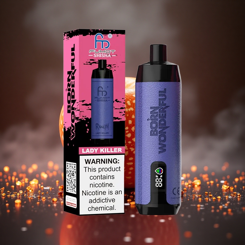 RandM Fumot Shisha 10000 Puffs Moterų Žudikas 18ml 0.6ohm Tipo-C