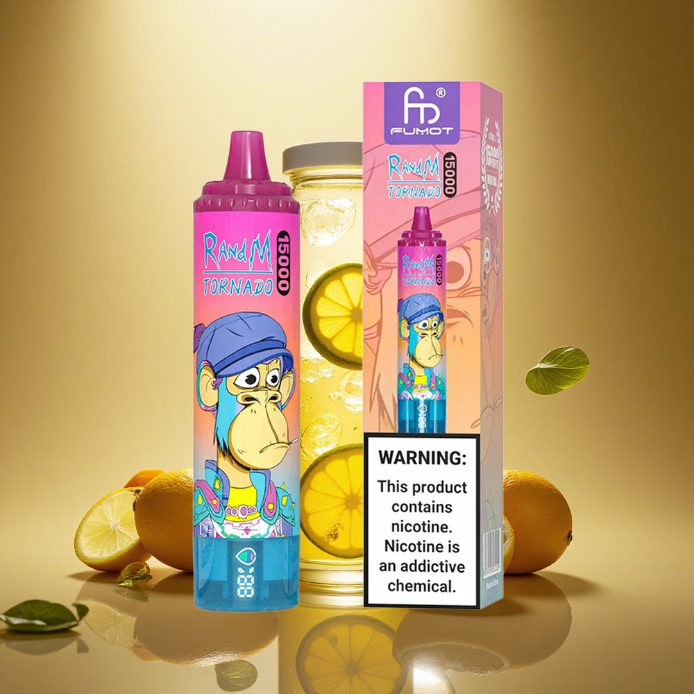 RandM Fumot Tornado 15000 Puffs Limonadas 25ml 850mAh Tinklelio