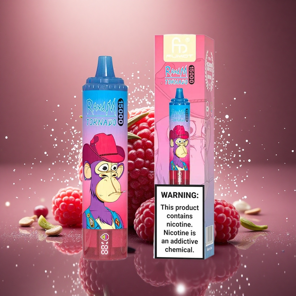 RandM Fumot Tornado 15000 Puffs Maišytų Uogų Tornadas 25ml 850mAh